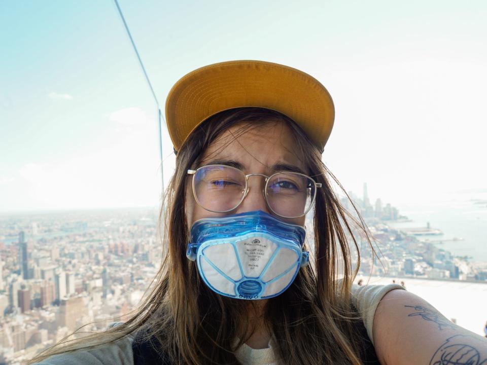 selfie Edge Hudson yards reopening NYC coronavirus pandemic