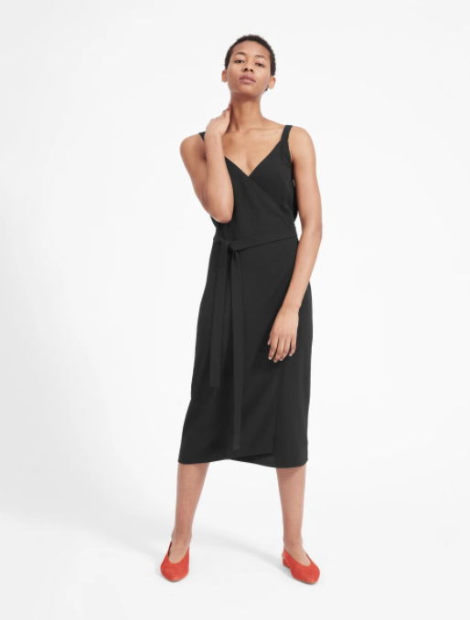 The Japanese GoWeave Tank Wrap Dress 