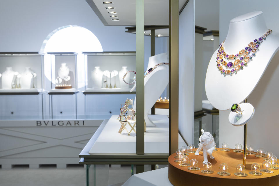 ▲寶格麗 CINEMAGIA 頂級珠寶暨腕錶展現場。（圖／BVLGARI）