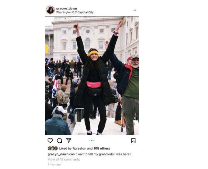 Federal prosecutors charged UK student Gracyn Courtright in connection to the U.S. Capitol riot on Jan. 6, 2021.