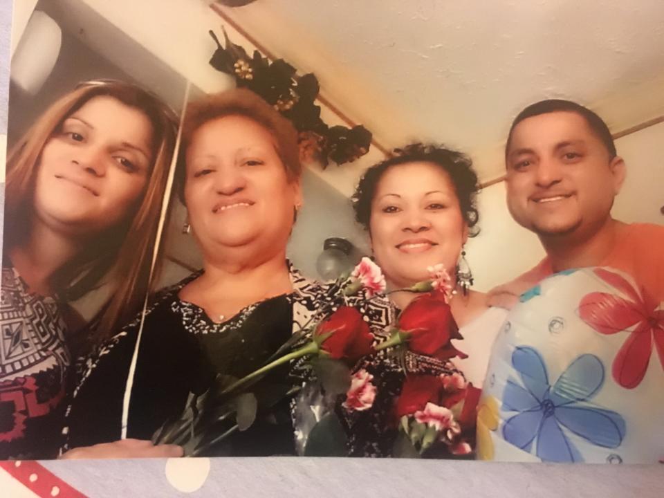 Luis Barrios poses with his mother, Patricia, and sister during happier times. Last year, the Barrios' lives were devastated during Hurricane Harvey. Barrios remains hopeful&nbsp;but says it will be a long time before he gets back on his feet. (Photo: Luis Barrios)