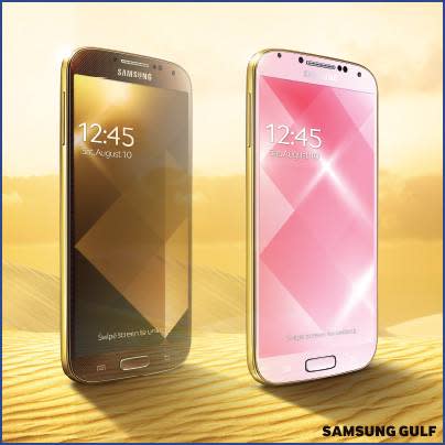 Gold Brown Gold Pink Galaxy S4