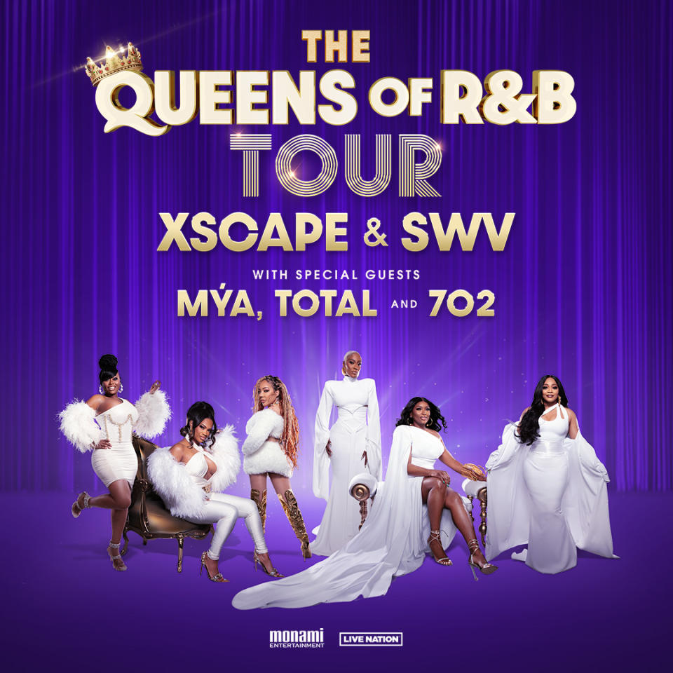 SWV Xscape Queens of R&B tour flyer