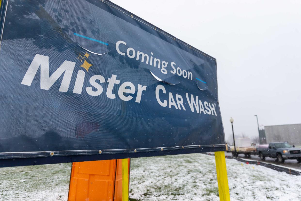 Mister Car Wash received administrative approval from the city last fall for the location in front of Menards.