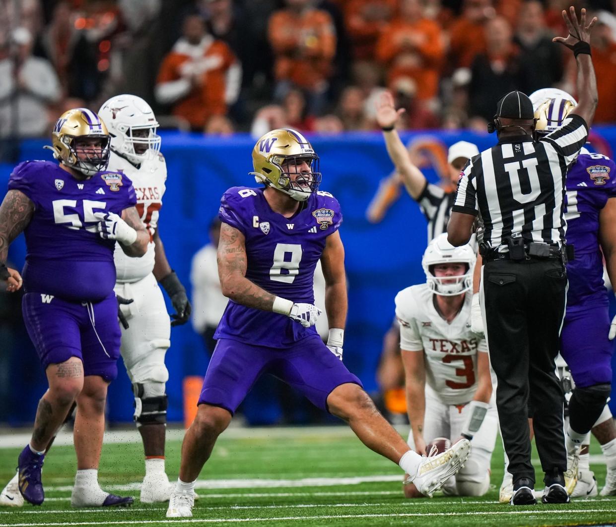 Bralen Trice’s 2023 season included 7 sacks and 11.5 tackles for loss. (Credit: Sara Diggins, Sara Diggins / USA TODAY NETWORK)