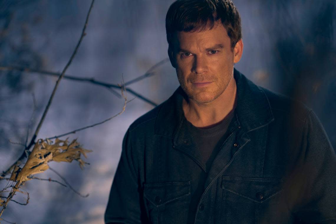 Michael C. Hall in a scene from the series “Dexter: New Blood,” the Showtime revival where he played the titular role.