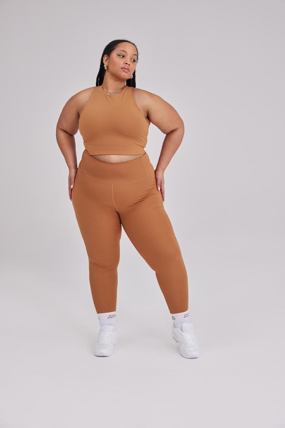 "It's a little embarrassing how many pairs of these I've purchased over the past year &mdash; I just love them so much. The stretchy material is perfect for the low-impact workouts I favor these days and they look put-together to wear the whole day. I love the colors and the fit, too." &mdash; Jamie, New York City<br /><br /><strong><a href="https://www.girlfriend.com/collections/spring-meadow/products/ivy-compressive-high-rise-legging?variant=33370152009791" target="_blank" rel="noopener noreferrer">Get the Girlfriend Collective compressive high rise leggings for $68</a>.</strong>