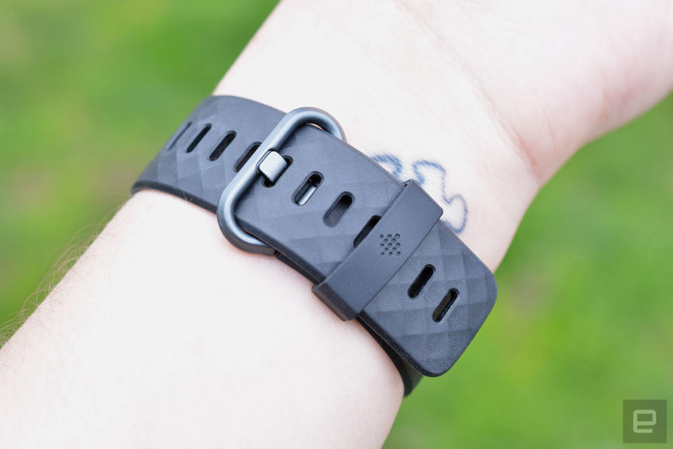 Fitbit Charge 4 fitness tracker.