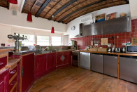 <p>The full-sized kitchen has everything you need to serve up your own French cuisine. <br> (Airbnb) </p>