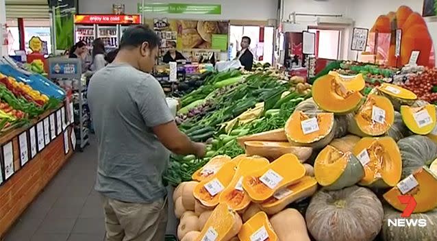 Food prices are likely to go up due to Cyclone Debbie. Photo: 7 News