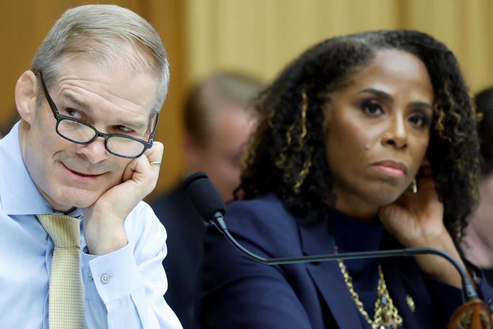 Jim Jordan and Stacey Plaskett.