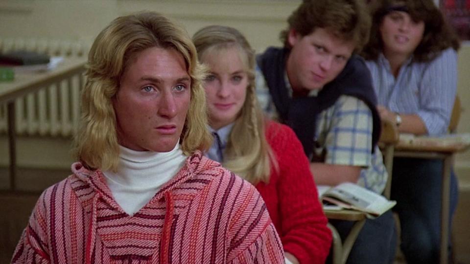 Penn as Spicoli in Fast Times At Ridgemont High (Credit: Universal)