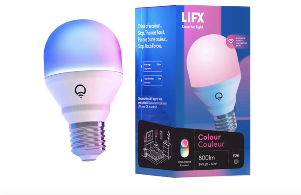LIFX A19 Wi-Fi LED Light Bulb - 800lm - Multi-Colour
