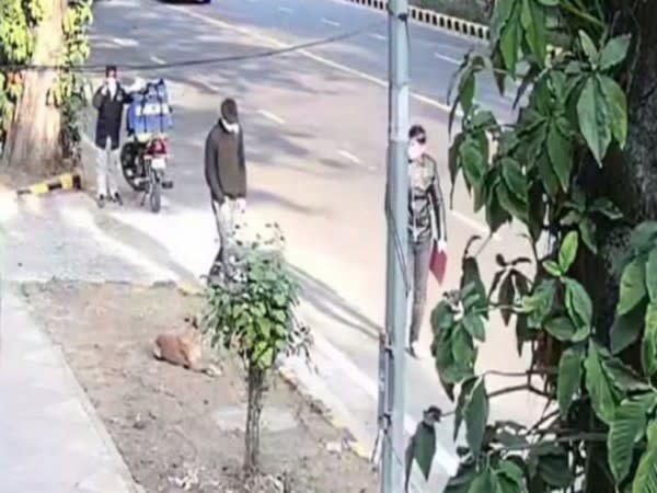Video footage released by NIA showing two suspects before the blast near Israel Embassy in Delhi