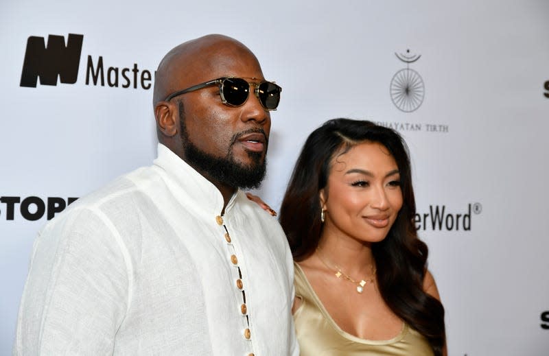 Executive producers Jay “JEEZY” Jenkins and Jeannie Mai Jenkins attend the Los Angeles premiere of “Surviving Sex Trafficking” on March 24, 2022 in Los Angeles, California. - Photo: Michael Tullberg (Getty Images)