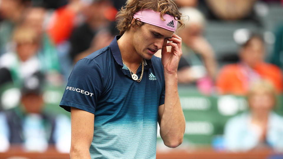 Alexander Zverev was sick too. (Photo by Clive Brunskill/Getty Images)