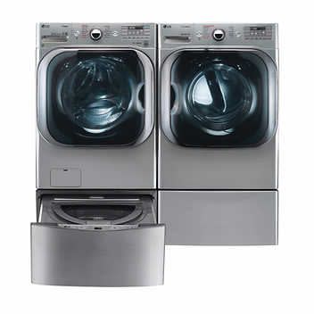 LG Mega Capacity TurboWash Steam Washer and Electric Dryer