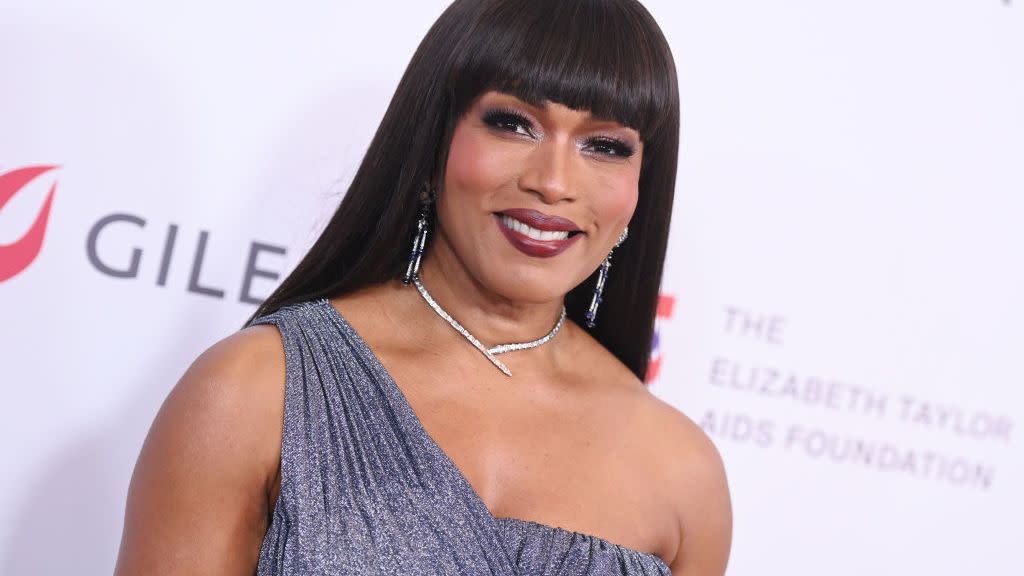angela bassett at the elizabeth taylor ball to end aids at the beverly hills hotel on september 21, 2023 in beverly hills, california