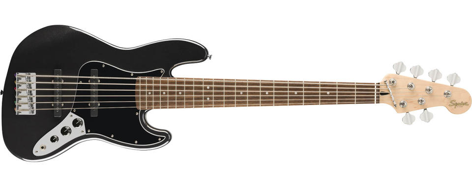 Squier Affinity Series Jazz Bass VI in Black Metallic