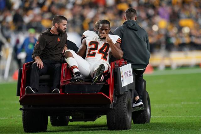 Cleveland Browns fumble way to defeat as Nick Chubb suffers knee