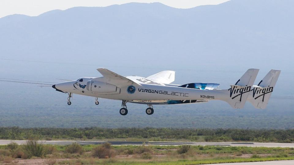 Avión espacial Virgin Galactic VSS Unity