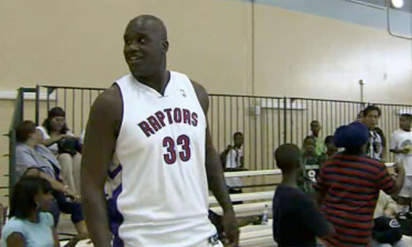 shaquille oneal raptors