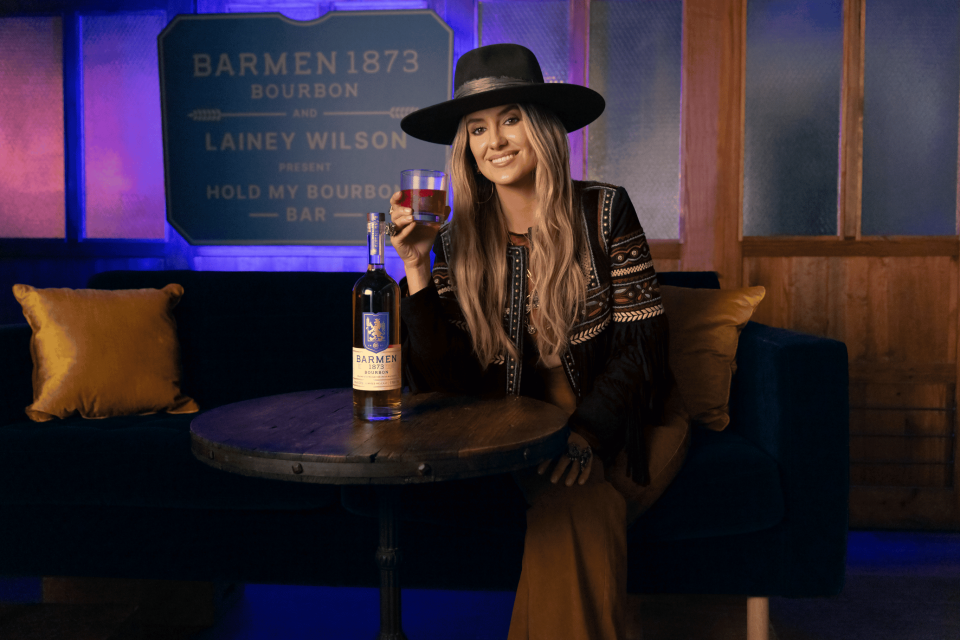 Lainey Wilson has added Coors' Barmen 1873 bourbon to her many tour sponsorships for her 2024 "Country's Cool Again" tour