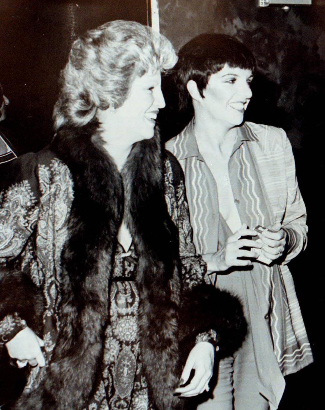 Marge Cowan and Liza Minnelli, winter season 1978-79. Minnelli performed on New Year’s Eve with Sammy Davis Jr.