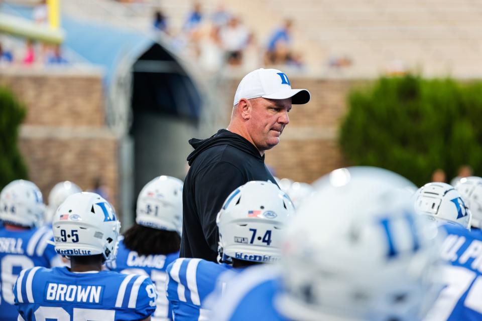 Mike Elko is off to a good start in his first year as Duke's head coach.