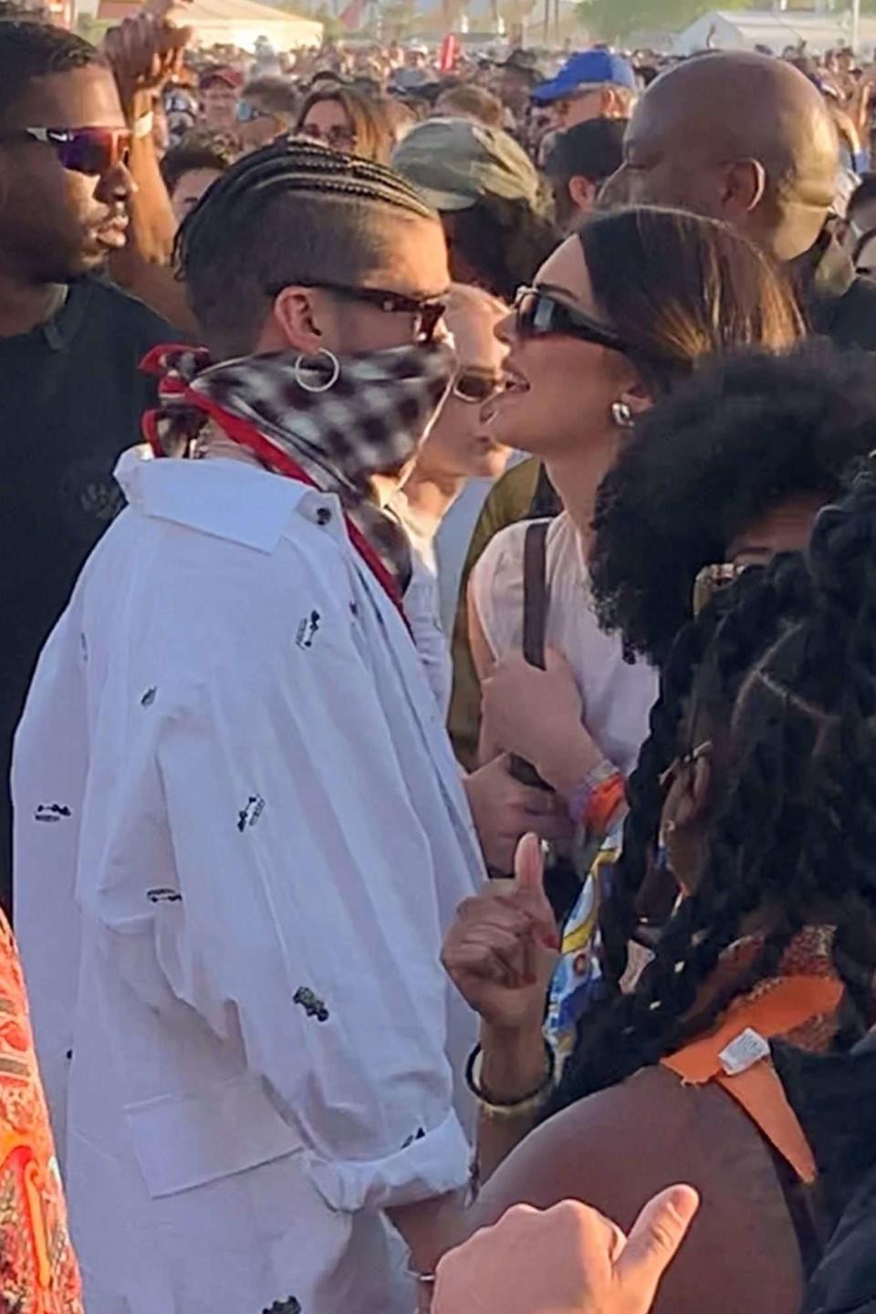 Kendall Jenner, Bad Bunny Seen Together at Coachella 'They Looked Very