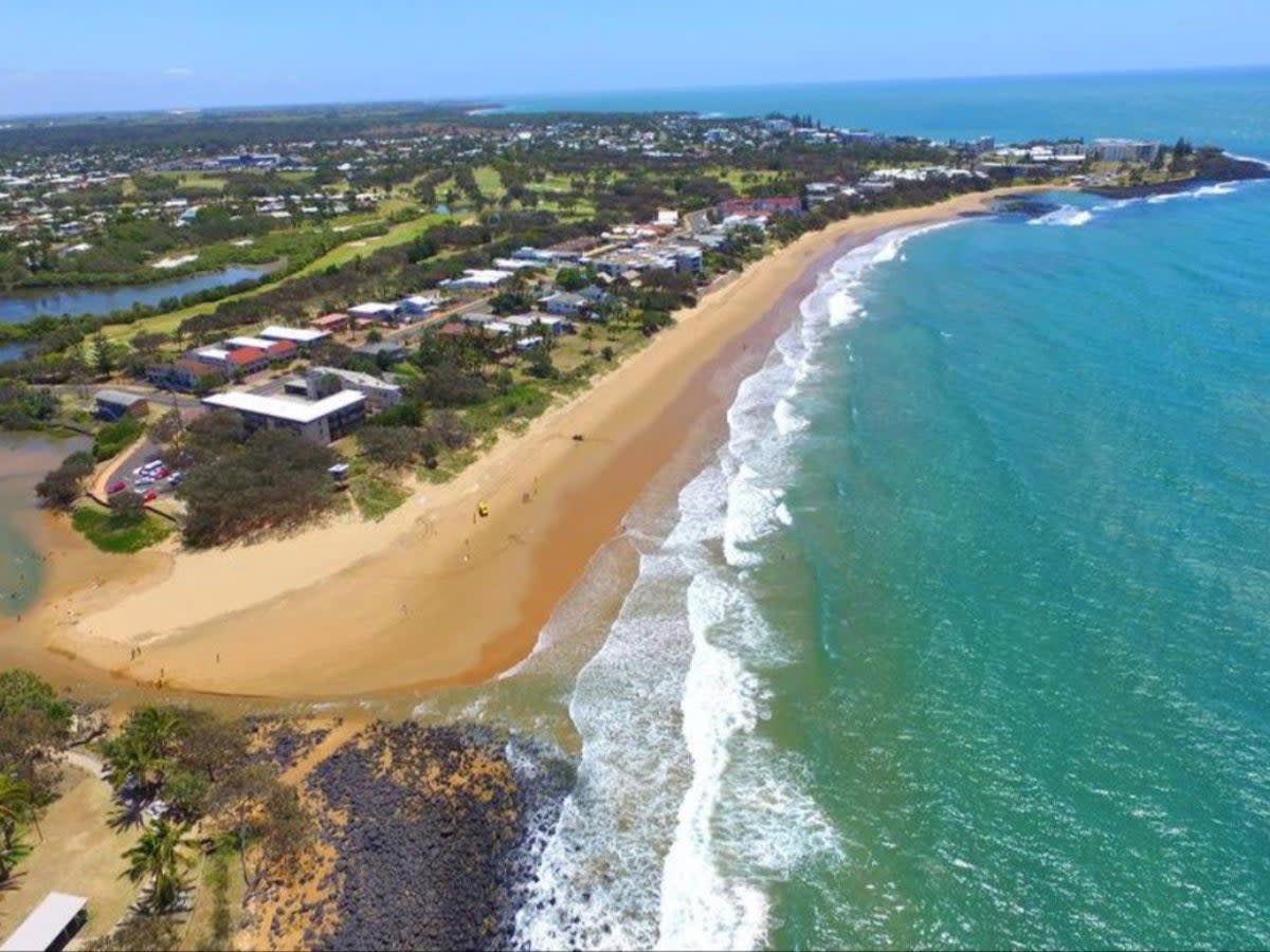 The attack happened at Bargara Beach in Queensland, Australia (Google )