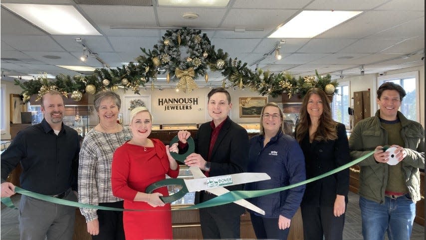 The Greater Dover Chamber of Commerce recently held a ribbon cutting ceremony to welcome Hannoush Jewelers as a valued member.