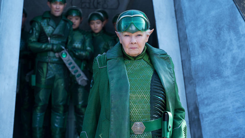 <strong>Reason:</strong> Judi Dench, pictured here in Disney's <em>Artemis Fowl</em>, became <a href="https://uk.style.yahoo.com/judi-dench-vogue-cover-history-oldest-person-164451282.html" data-ylk="slk:the oldest person to ever grace the cover of British Vogue;elm:context_link;itc:0;sec:content-canvas;outcm:mb_qualified_link;_E:mb_qualified_link;ct:story;" class="link  yahoo-link">the oldest person to ever grace the cover of British Vogue</a> in 2020, and <a href="https://uk.news.yahoo.com/dame-judi-dench-becomes-surprise-145600606.html" data-ylk="slk:was a viral star during lockdow;elm:context_link;itc:0;sec:content-canvas;outcm:mb_qualified_link;_E:mb_qualified_link;ct:story;" class="link  yahoo-link">was a viral star during lockdow</a>n after starring in her daughter's TikTok videos.