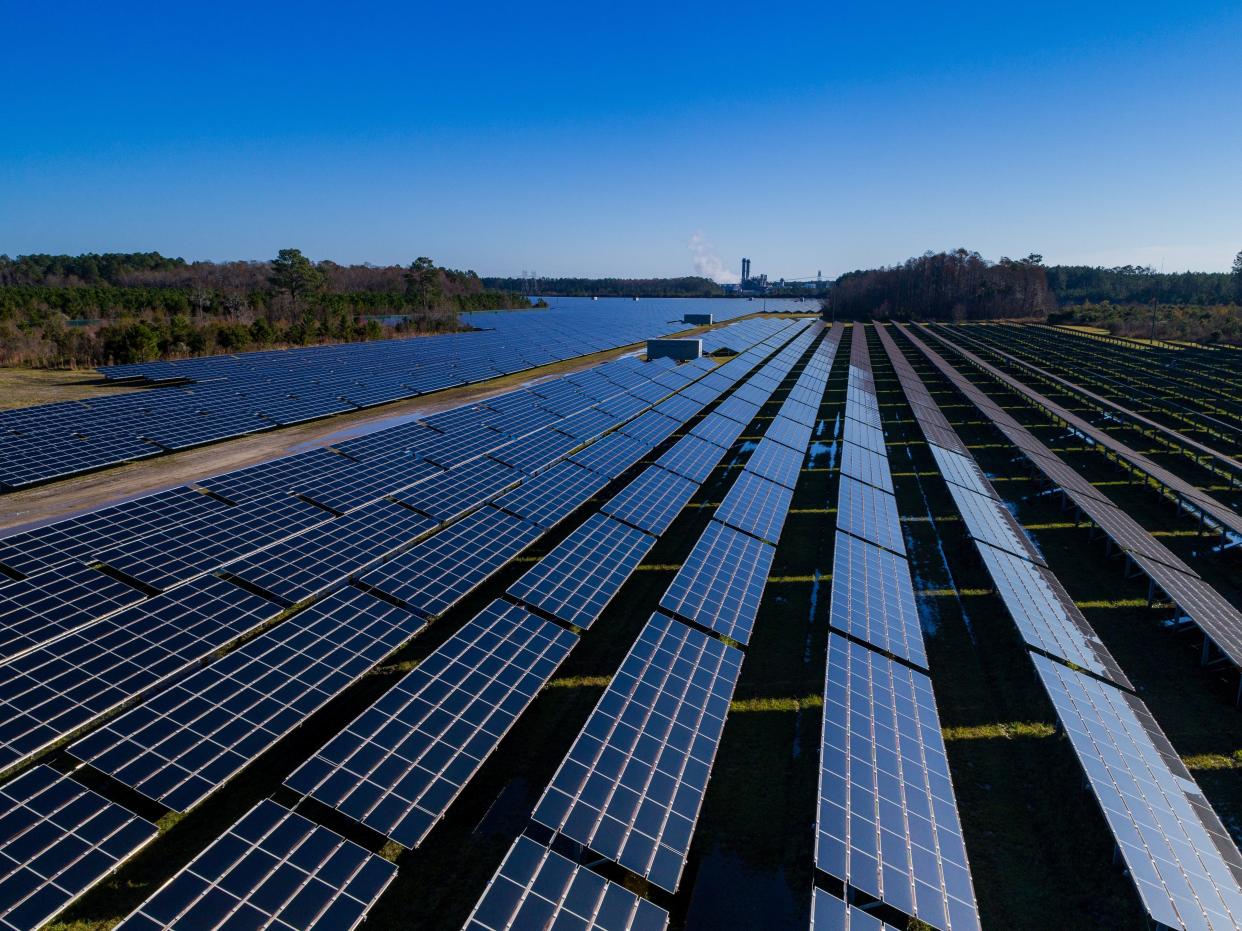 This is the Jacksonville Solar Facility near the Brandy Branch generating station. While demand for solar panels has increased, the U.S. must do a better job at divesting itself from those made by Chinese companies that employ slave labor.