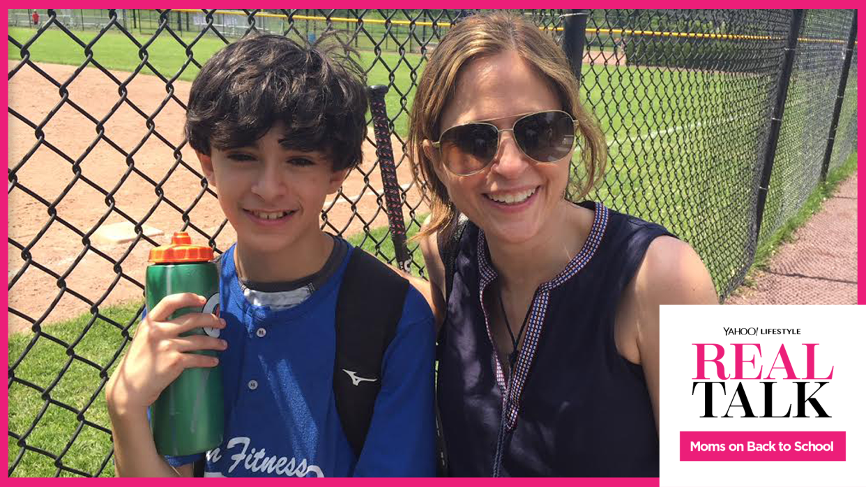 Mom Lisa Lombardi with her son Gus, who has a food allergy. (Photo courtesy of Lisa Lombardi)