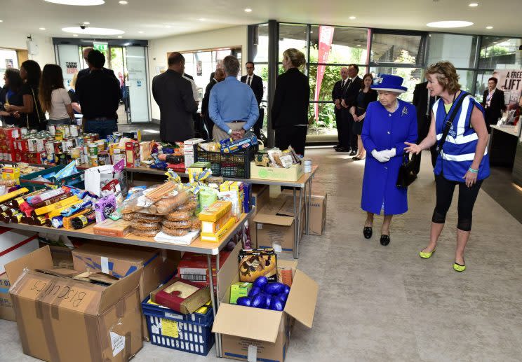 The Queen and Prince William have visited people affected by the Grenfell Tower blaze