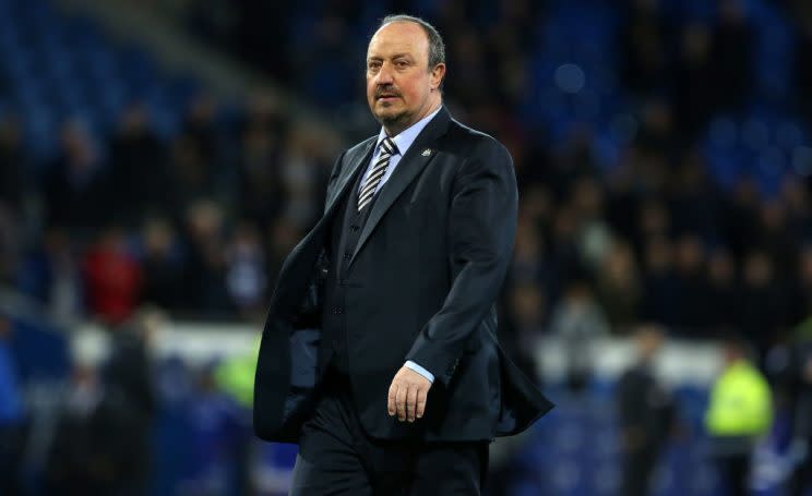 CARDIFF, WALES – APRIL 28: Newcastle United manager Rafael Benitez after the final whistle of the Sky Bet Championship match between Cardiff City and Newcastle United at the Cardiff City Stadium on April 28, 2017 in Cardiff, Wales. (Photo by Athena Pictures/Getty Images)