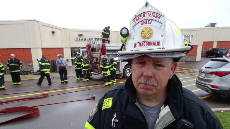 Fire at Charlottetown Mall contained, police say