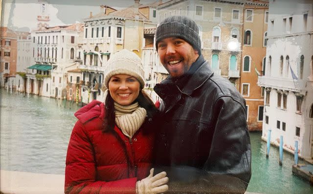 <p>LeeAnn Kreischer/Instagram</p> LeeAnn Kreischer and Bert Kreischer in 2003.