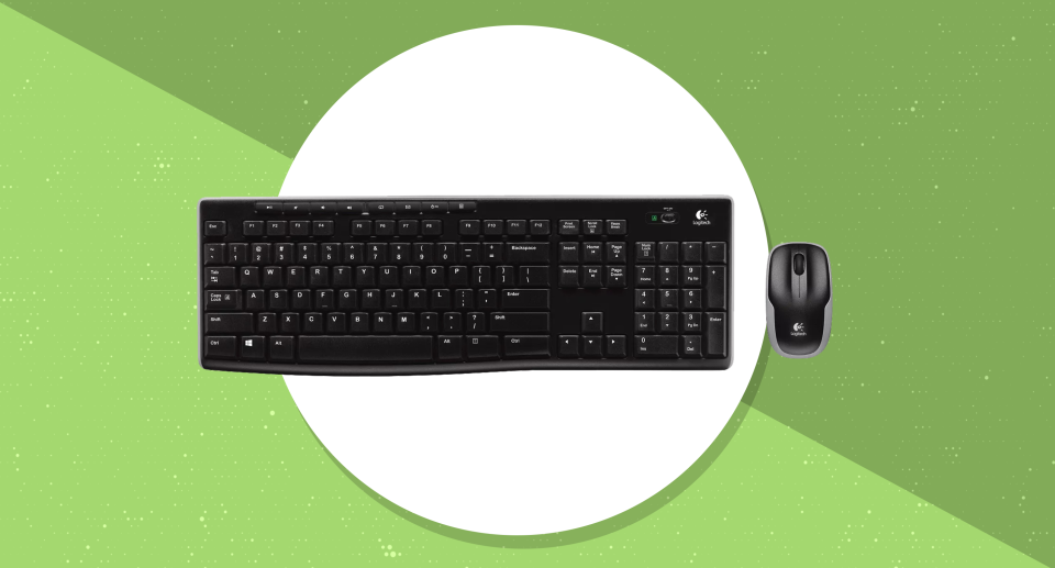 Free yourself from cords with this Logitech keyboard-mouse combo. (Photo: Target)