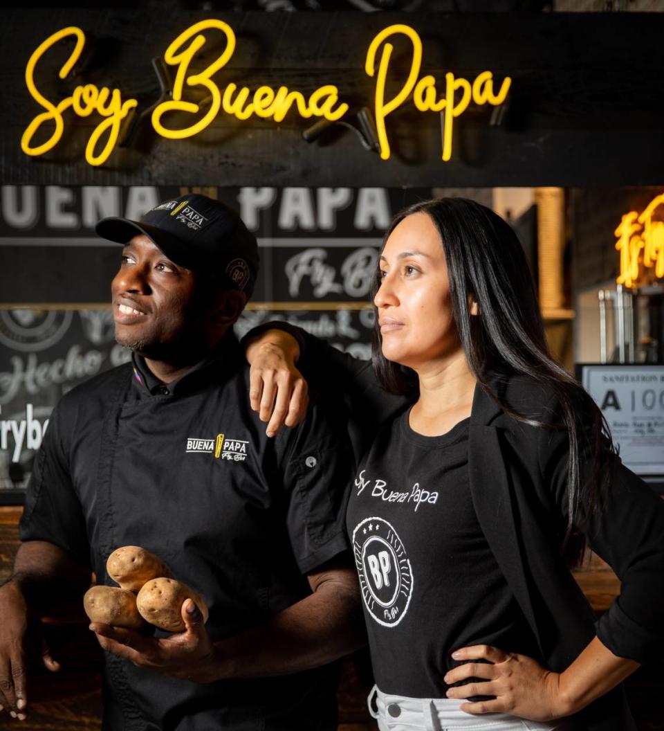 James y Johanna Windon crearon Buena Papa Fry Bar en Carolina del Norte.