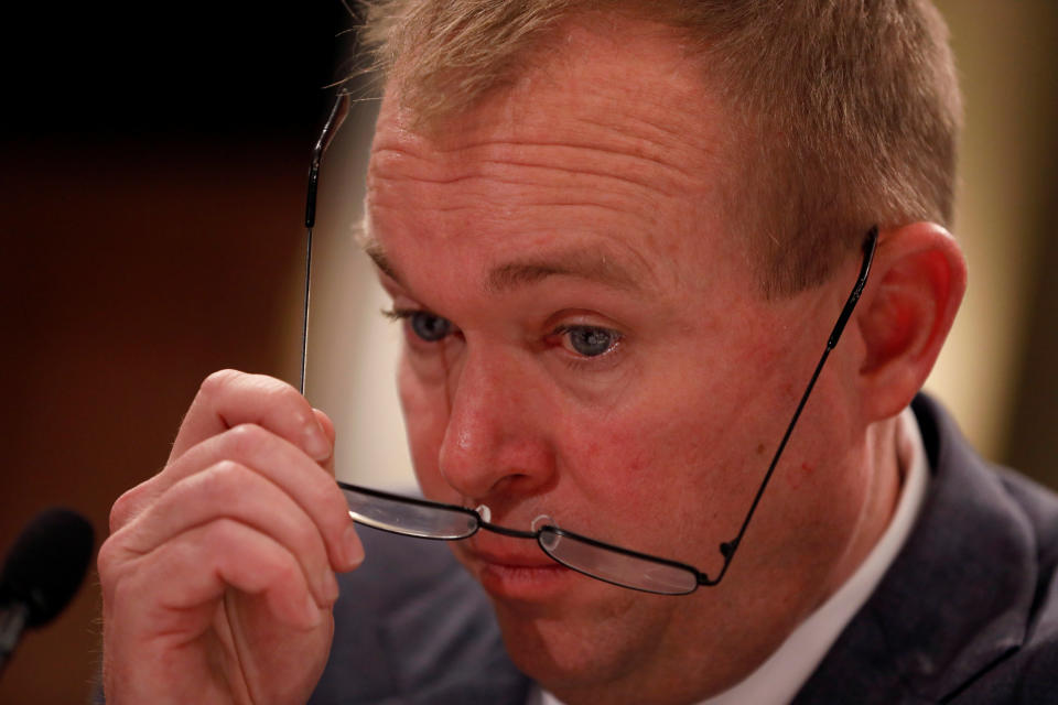 Office of Management and Budget Director Mick Mulvaney testifies before the House Budget Committee about President Donald Trump's fiscal 2018 budget proposal on Capitol Hill on May 24, 2017.