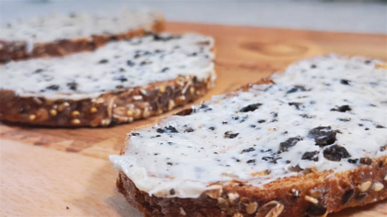 Bread with truffle butter