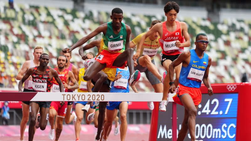 Athletics - Men's 3000m Steeplechase - Round 1