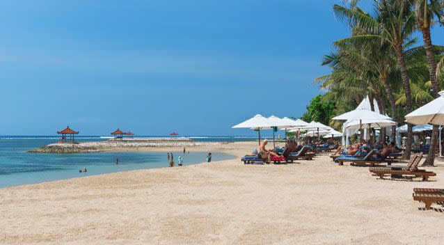 The couple had planned to get married in the seaside town of Sanur in the southeast of the island. Photo: Getty