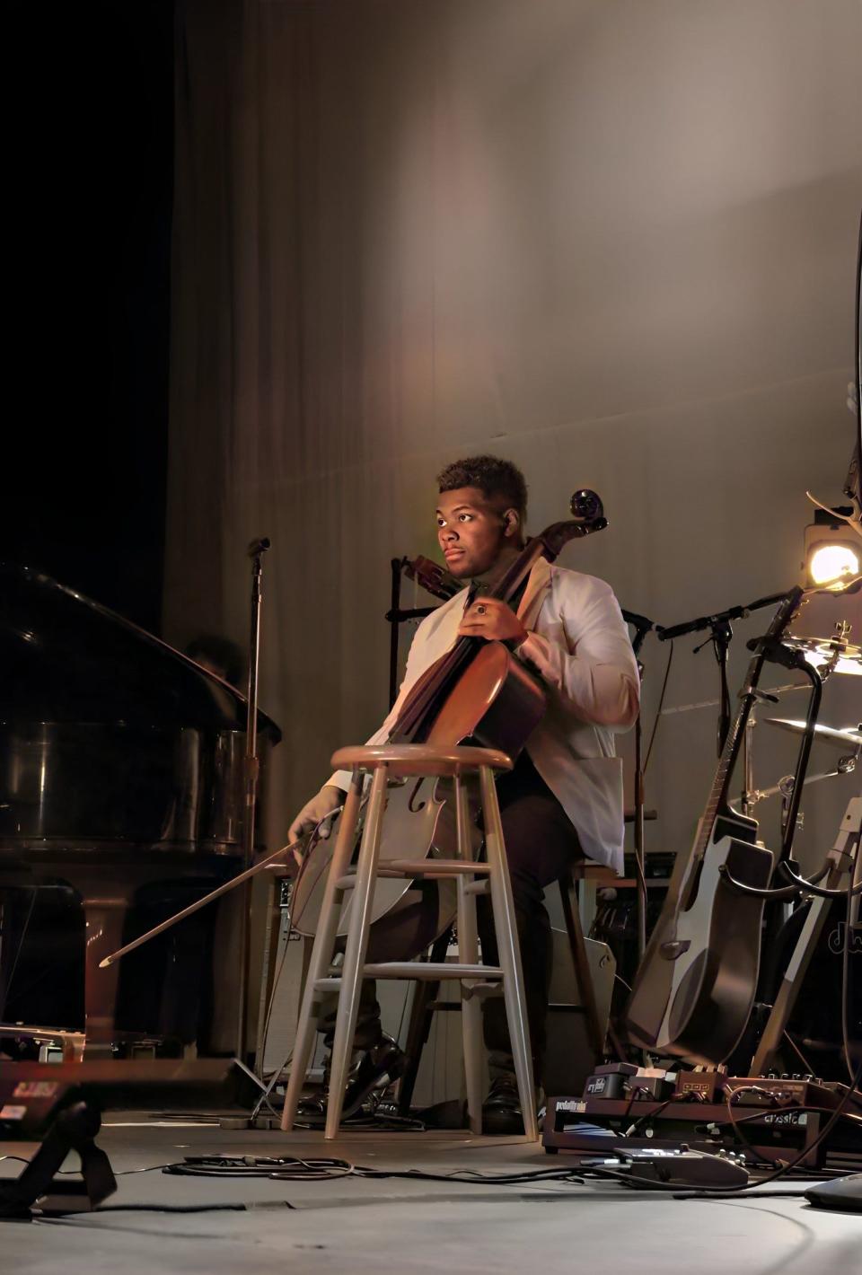 Asa Simpson-Cole, 18, a cellist and violinist from Columbus, recently started college at the Berklee College of Music, where he was awarded a full scholarship.