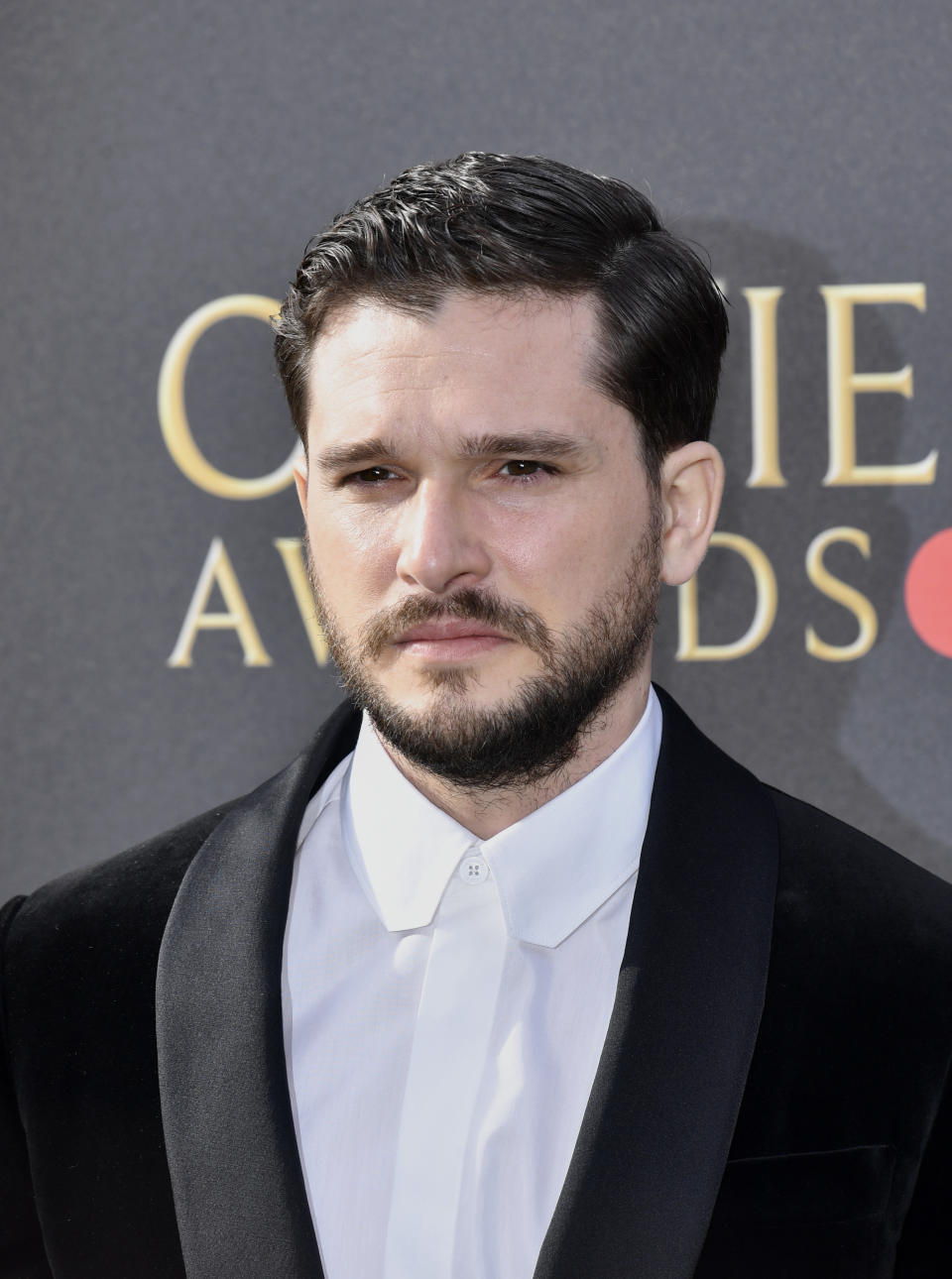 Kit Harington attends The Olivier Awards 2022 with MasterCard at the Royal Albert Hall on April 10, 2022 in London, England. (Photo by Gareth Cattermole/Getty Images)