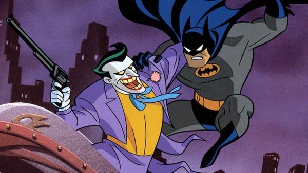 'Batman: The animated series' la primera colaboración entre Kevin Conroy y Mark Hamill como Batman y Joker