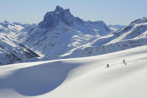 St Anton has wild partying and challenging terrain (Josef Mallaun)