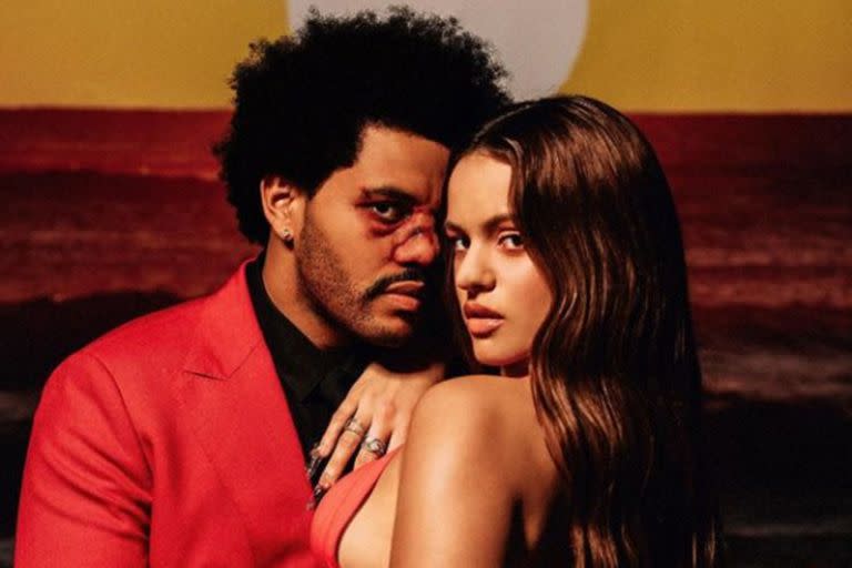 Rosalía colaboró por primera vez con The Weeknd en 2020, en un remix del tema "Blinding Lights"